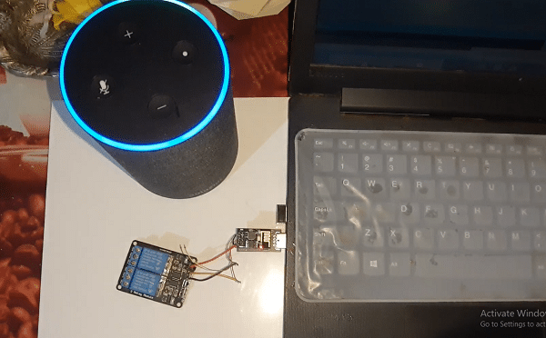 Smallest Alexa Controlled IoT Device