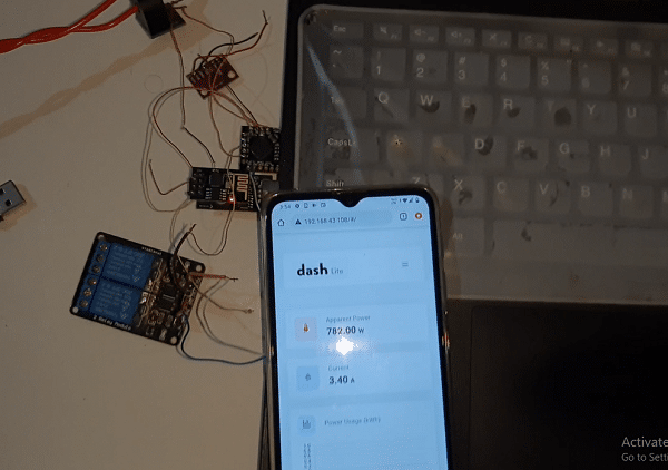 ESP8266 IoT Energy Monitor and Over Current Cut-off