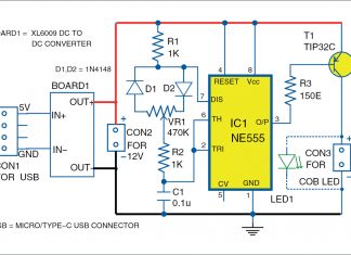 USB 20W COB LED Table Lamp