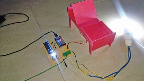 Author’s prototype for Voice Activated Home Automation System