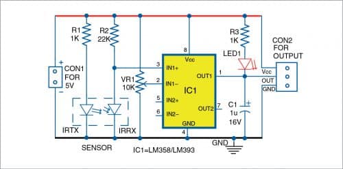  Internal circuit of opto-coupler type speed sensor