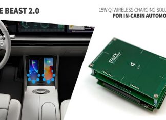 Qi 15W Automotive In-Cabin Wireless Charging Solution