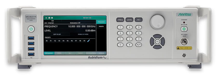 Anritsu Introduces the Rubidium Signal Generator Family
