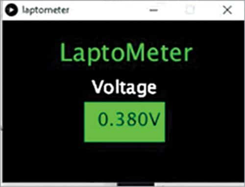 Layout for laptometer