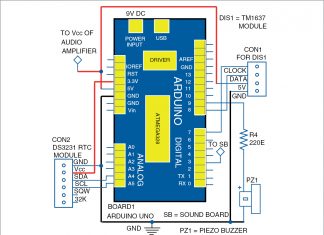 Talking LED Alarm Clock Using TM1637 LED Module