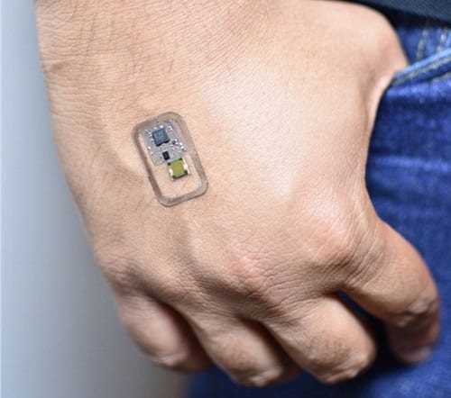 Battery-Free Wearable Sensor That Measures Airborne Nicotine Exposure