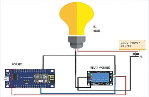 Connection diagram of receiver