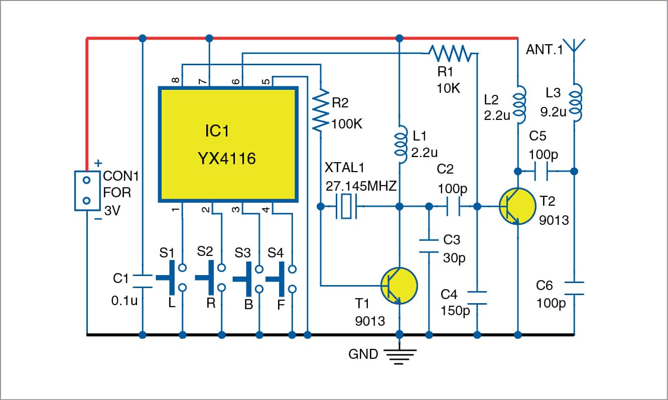 Remote Controlled Toy Car Demystified Full Electronics Project