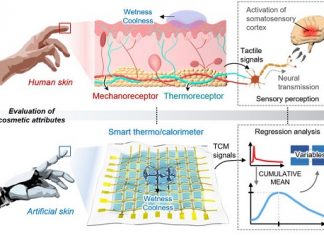 Intelligent Tactile Sensor That Measures Skin Sensations