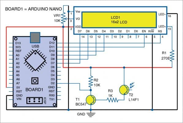 circuit diagram for optical wattmeter