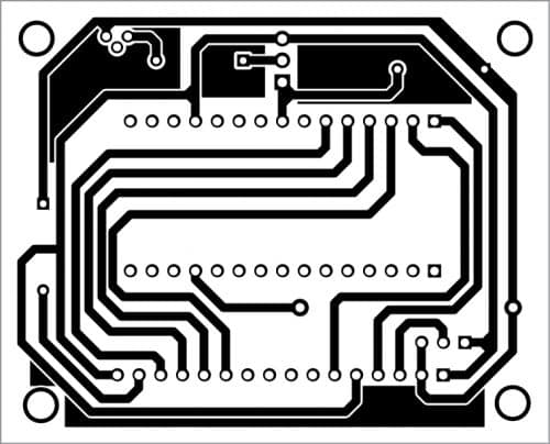 PCB layout for optical wattmeter