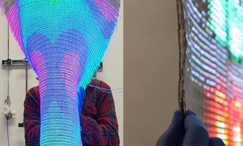 Smart Display That Can Be Fully Woven In Textiles