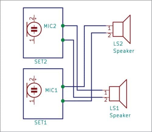 Block diagram for Two-Way Intercom