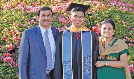 UCLA MS graduation of Krishna’s son Aswath