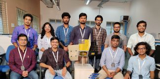 GalaxEye Team with a few of their mockups