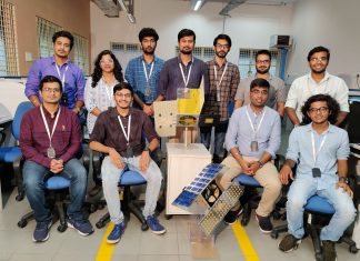 GalaxEye Team with a few of their mockups