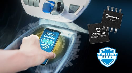 Microchip Announces A Secure Storage Subsystem for Qi 1.3 Wireless Charging Authentication