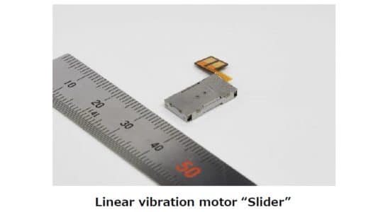 Nidec Develops the World’s Thinnest-class Linear Vibration Motor