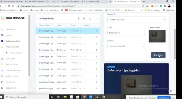 Edge Impulse Camera