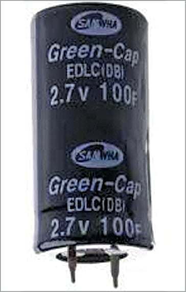 Supercapacitor used in the project