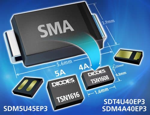 Space-Saving Schottky Rectifiers Set New Benchmarks