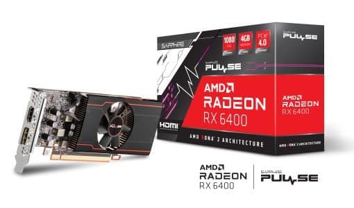 SAPPHIRE PULSE AMD Radeon RX 6400 Graphics Card