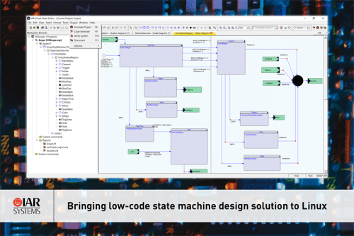IAR Systems Brings Low-Code State Machine Design Solution to Linux
