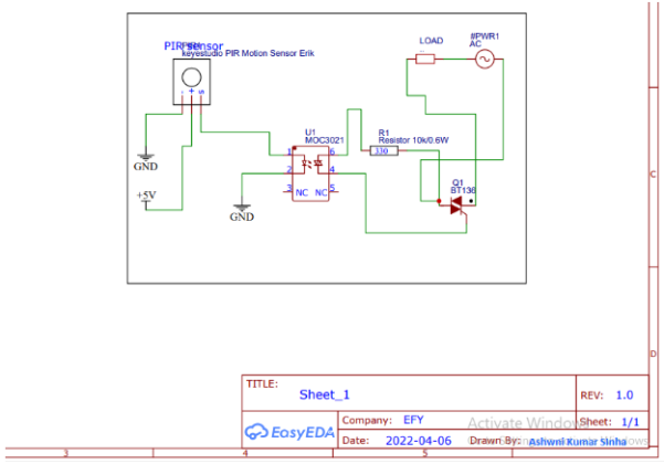 Motion Based Power Saver | Auto-Switching Device