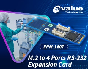 Avalue Launches EPM-1607 3-in-1 M.2 Expansion Card