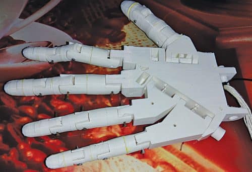 Robot hand-assembled fingers
