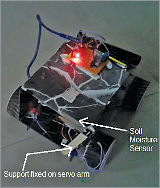 Bluetooth Controlled Data Logger Robot For Soil Testing