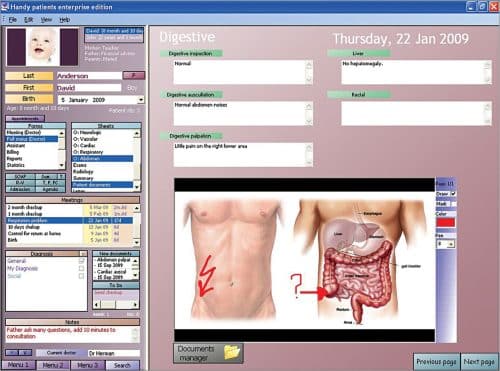 Example of an electronic medical record (Source: www.medtronic.com)