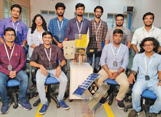 GalaxEye team with some of their mockups