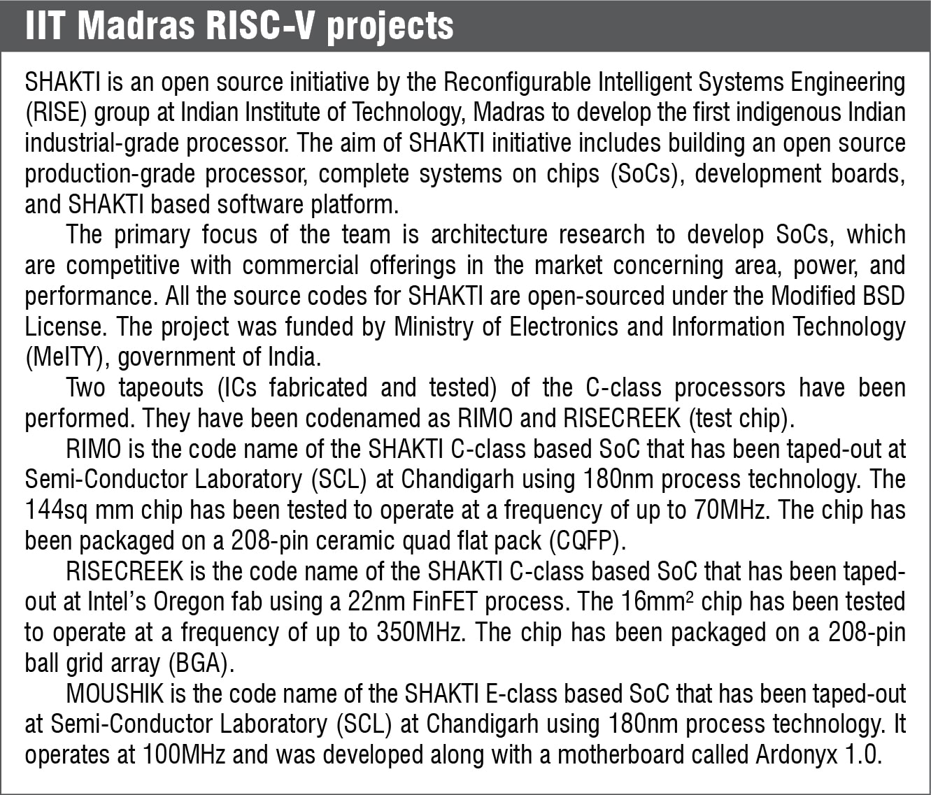 What It Takes To Design And Manufacture An Indian Microprocessor