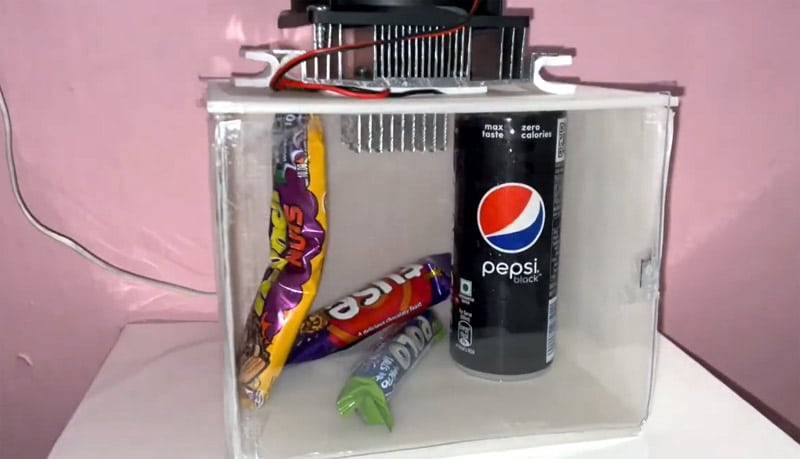 DIY Portable Mini Refrigerator Project