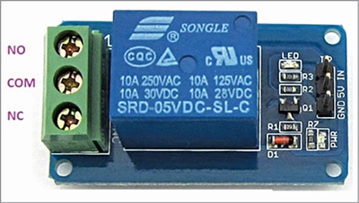 Fig. 7: 5V single-channel relay module