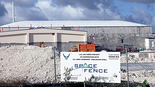 Fig. 2: Lockheed Martin has announced the construction of a Space Fence on the Marshall Islands in the central Pacific Ocean to track and identify space objects