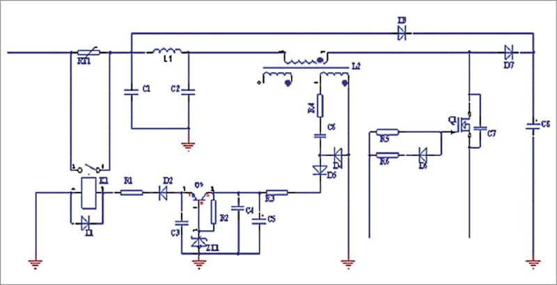 Fig. 2: PFC circuit