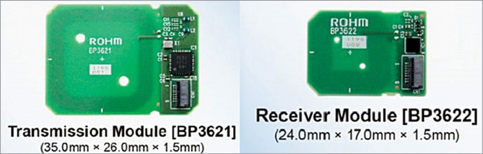 Fig. 3: ROHM BP3621 and BP3622 wireless charging modules (Source: Datasheet)