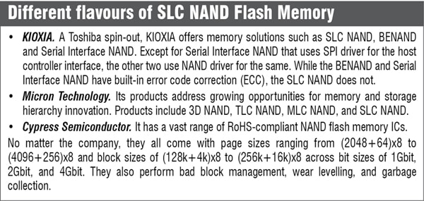 Nand flash memory