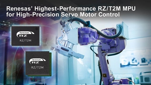 Motor Control MPU Enabling Fast, High-Precision Control of Servo Motors