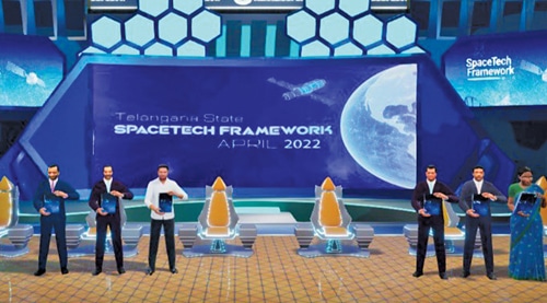 Telangana government launches SpaceTech Framework on metaverse (Credit httpsindiaaheadnews.com)