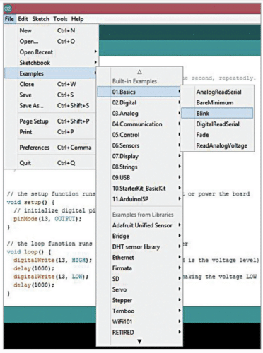 Arduino Example Code