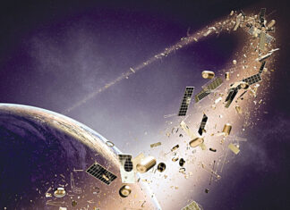 Fig. 9: Hundreds of millions of pieces of space junk orbit the Earth daily (Source: https://news.mit.edu)