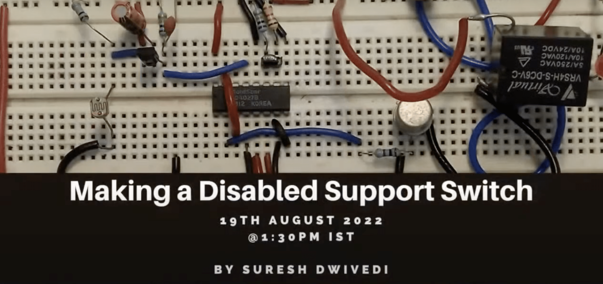 Live DIY: Making A Disabled Support Switch