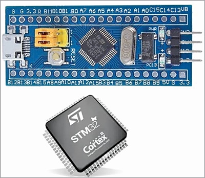 STM32F103C8T6 Blue Pill board