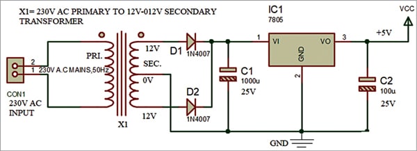  Regulated power supply circuit