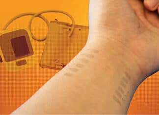 E-Tattoo (Credit: University of Texas at Austin and Texas A&M University)