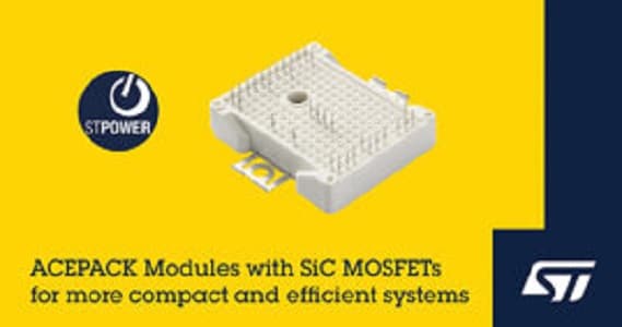 Flexible Power Modules from STMicroelectronics Simplify SiC Inverter Designs