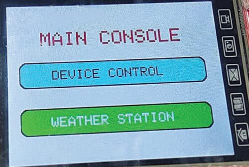 Weather Station with Touch Display